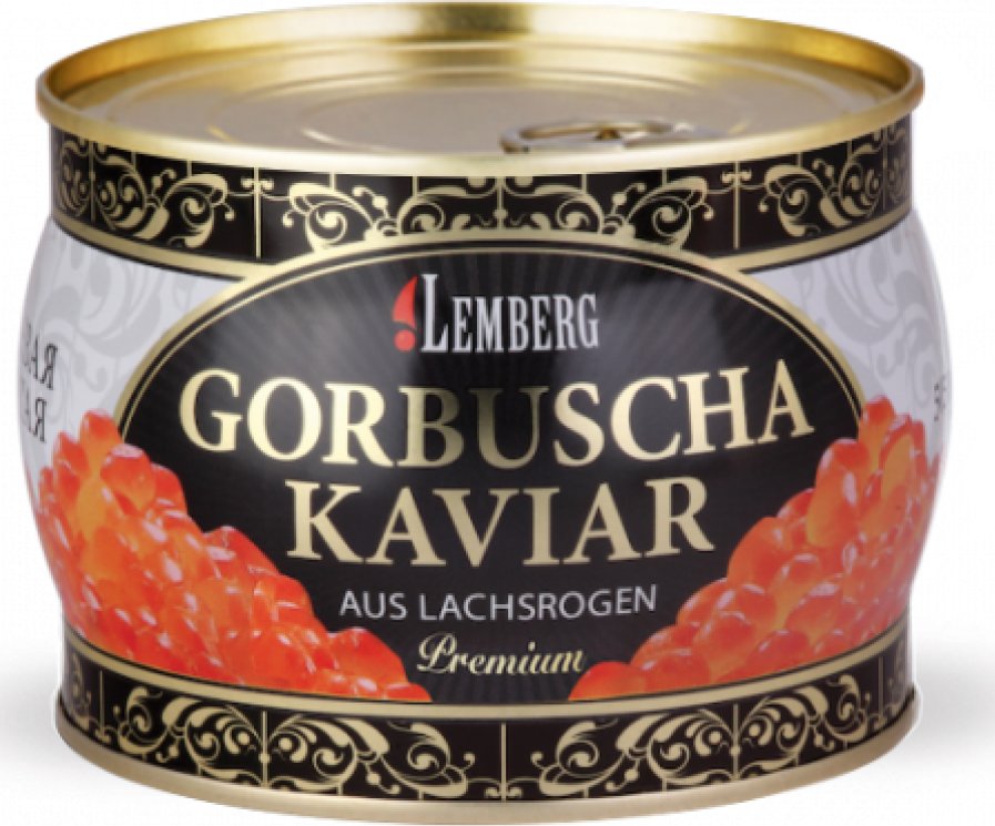 Kaviár z divokého lososa Gorbuša, 400g - Lemberg - Lemberg