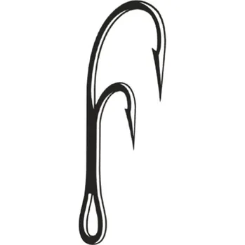 Rybářský háček 10ks - Dvojháček Mistrall 2236 Velikost 5