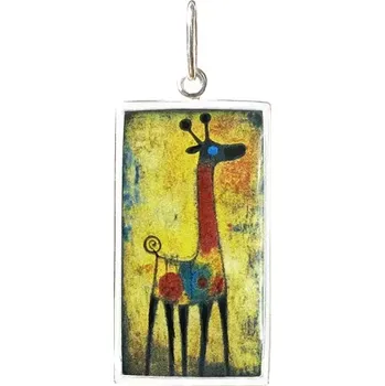 Přívěsek Aljančič Žirafa 2 Miniartion bílé zlato