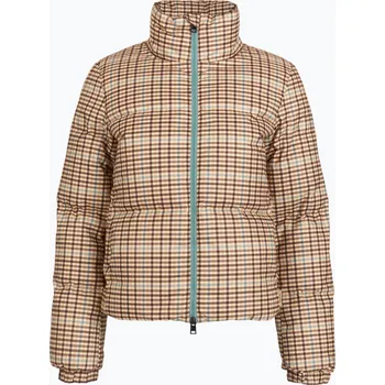 Dámská bunda Woolrich Printed Wool beige check