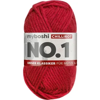 Příze Příze myboshi NO.1 Chilli červená