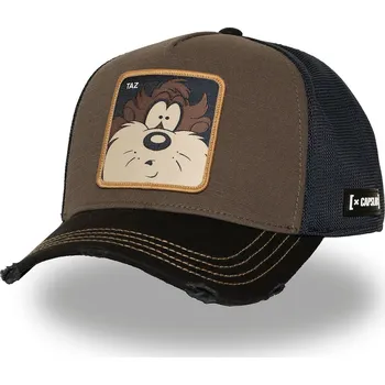 Kšiltovka kšiltovka Capslab Looney Tunes Premium Trucker - Taz/Olive/Black one size
