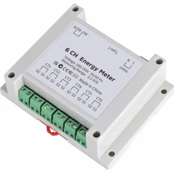 Switch ATHOM EM6, Tasmota SMART Switch, prepínač (s mera)