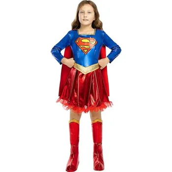 Karnevalový kostým Funiglobal - Deluxe kostým Supergirl pro dívky - 5-6 years