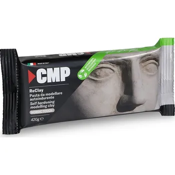 Modelovací hmota PRIMO Samotvrdnoucí hmota PAPÍR (celulóza + pojidlo) - 420 g - šedá natur