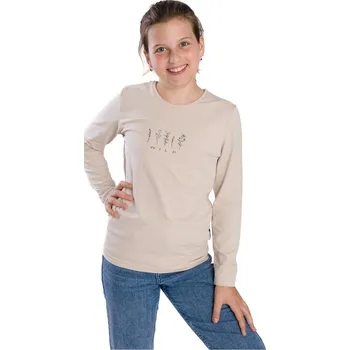 Dívčí tričko Bettymode Dívčí tričko WILD MOCA dlouhý rukáv, 146