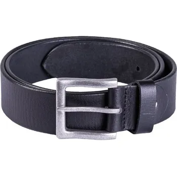 Módní doplněk Opasek NAPPA s kovovou přezkou kožený ČERNÝ vel. 110 (Opasek NAPPA s kovovou přezkou kožený ČERNÝ vel. 110)