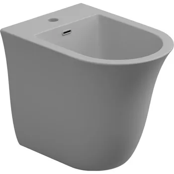 Bidet Bidet stojící Flut, keramický, perla matný, s otvorem pro baterii, FLBI01033FI