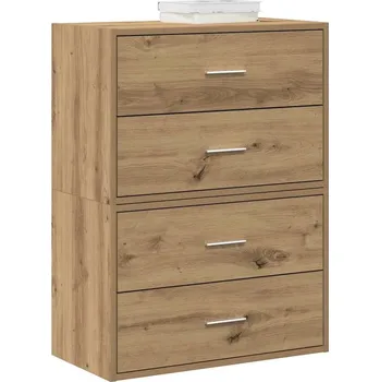 Komoda OMAXI Vida Skříňky s 2 zásuvkami 2 ks dub artisan 60x31x40 cm kompozit 577177