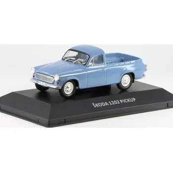 autíčko Škoda 1202 Pick-Up 1964 1:43 - ŠKODA DeAgostini časopis s modelem #18 Škoda 1202 Pick-Up 1964 1:43 - kovový model auta