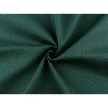 Bavlněná látka / plátno hrubší s keprovou vazbou, barva 8-73 (250 g/m²) petrolejová