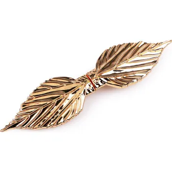 Spona / ozdobné zapínání / cincher knoflík + šroubky 2,8x11,6 cm, barva 2 zlatá klasik