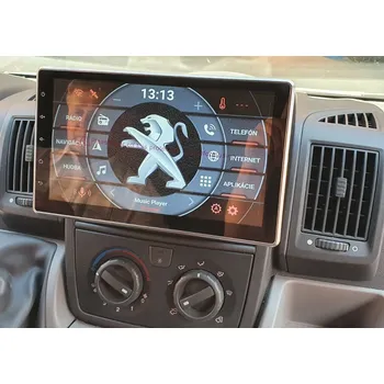 Auto Hi-Fi TomiMax Fiat Ducato Android 14 autorádio s WIFI, GPS, USB, BT HW výbava: 8 Core 6GB+128GB HIGH, Velikost obrazovky: Dotyková obrazovka: 10,1"