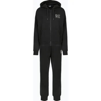 Oblečení a móda Dámská teplákovka EA7 Emporio Armani Train Visibility Zip black / silver