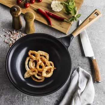 Pánev GERLACH Natur 28 cm - Keramická pánev / wok