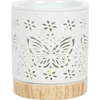 Aroma lampa Aromalampa Butterfly - Keramická Bílá