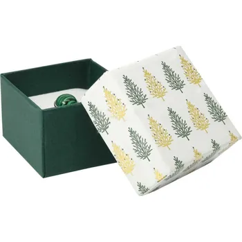 Dárková krabička Vánoční papírová krabička na šperky