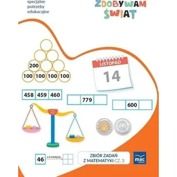 Kniha Zdobywam świat Zbiór zadań z matematyki Poziom C - Justyna Hadryś
