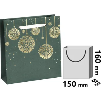 Vánoční papírová dárková taška