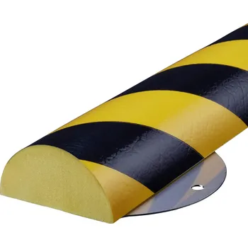 Stavební profil HAPPY END Nástěnný ochranný profil 17, černá / žlutá, 12 cm × 3,5 cm × 50 cm - DP 13007