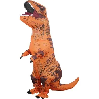Karnevalová maska Nafukovací kostým dinosaura jízda na T-Rexovi pro dospělé 150-190 cm halloweenský maskot párty cosplay oblečení fantasy role