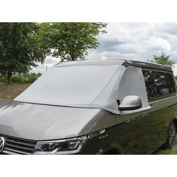 Příslušenství ke karavanu Vnější izolační clona Carbest pro kapotu s izolací X-Trem pro VW T4 / T5 / T6 Varianta: VW T5 2006 - 2015, okna kabiny