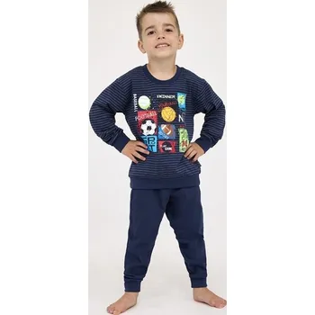 Chlapecké pyžamo Chlapecké pyžamo Cornette dlouhý rukáv 478 Velikost_deti: 110/116, Vzor: 4780159