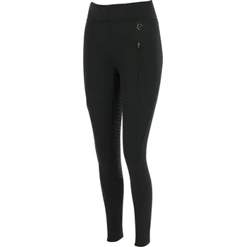 Jezdecké kalhoty EQUITHÈME Legíny jezdecké Dolomyt Equithème, s gripem, zimní, dámské, černé 32