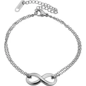 Náramek Dvojitý ocelový náramek nekonečno