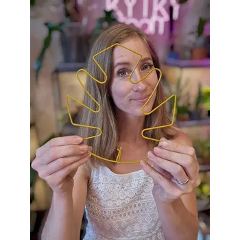 Dekorativní opora zlatá list