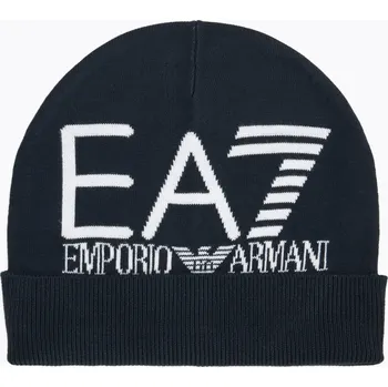 Pokrývka hlavy Zimní čepice EA7 Emporio Armani Mountain Visibility Beanie blue / white