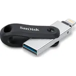 Flash disk 128 GB SANDISK iXpand pro Apple iPhone / iPad - Lightning / USB-A - kovový - MFi - stříbrný