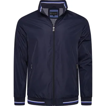 KAM bunda pánská KBS 444 Harrington nadměrná velikost tmavě modrá 7XL