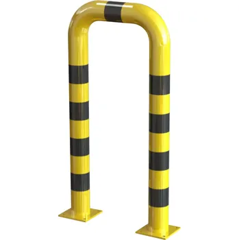 Popelnice HAPPY END Obloukový nárazník rovný, 60 cm × 120 cm - DP OPP22