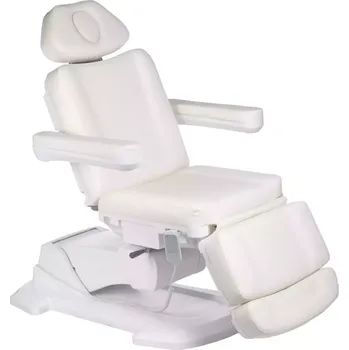 Pedikérské křeslo Elektrické otočné kosmetické křeslo BR-6686A - bílé