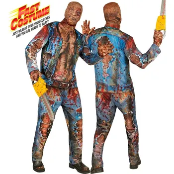 Karnevalový kostým Pánský kostým zakrvácený zombie - XXL