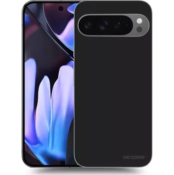 Pouzdro na mobilní telefon Picasee silikonový černý obal pro Google Pixel 9 Pro XL - Clear