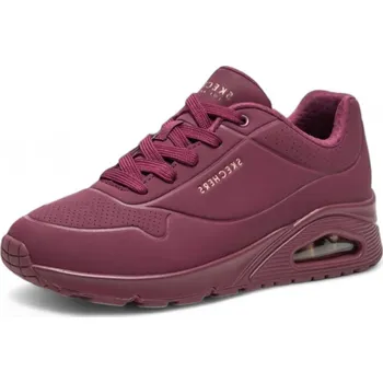 Dámské tenisky DÁMSKÉ TENISKY SKECHERS 73690 BORDOVÁ Barva: BORDOVÁ, Velikost: 37,5