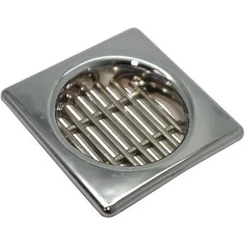 Větrací mřížka Větrací mřížka sání, o 36 mm/43 x 43 mm plast pochromovaný