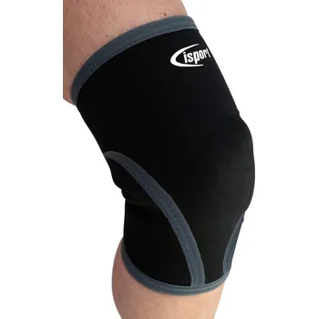 Chránič kolene POWERSHOT Uzavřená neoprenová kolenní bandáž PowerShot ČERNÁ