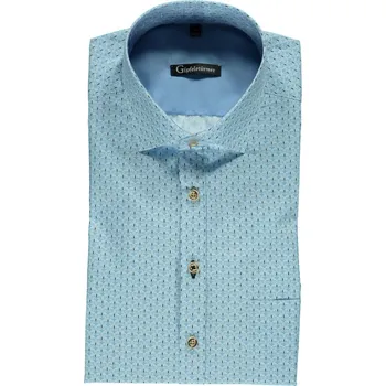 Pánská košile Gipfelstürmer - elegantní košile pánská s dlouhým rukávem modrá 3658 Modrá 47/48