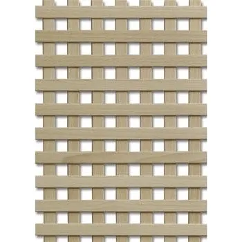 Větrací mřížka Dřevěná mřížka, celá tabule, rovná, 1230 x 600 mm, dub