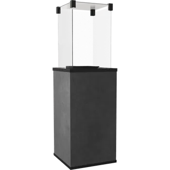 Krbová kamna Plynový ohřívač PATIO MINI sklo/slinutý křemen BLEND NERO-autom. ovl., 8.2 kW,plyn-G31/30M PATIO/MINI/G31/30MBAR/Q/B/N