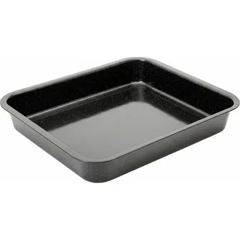 Plech na pečení PROHOME - Plech hluboký 36x25x4,5cm smaltovaný