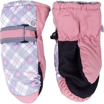 YOCLUB REN-0308G Dívčí lyžařské rukavice směs barev 10 cm