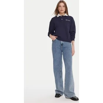 Pánská mikina United Colors Of Benetton Mikina 3WNWD3011 Tmavomodrá Regular Fit S