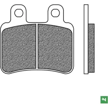 Brzdová destička brzdové destičky, NEWFREN (směs OFF ROAD DIRT ORGANIC) 2 ks v balení M502-967