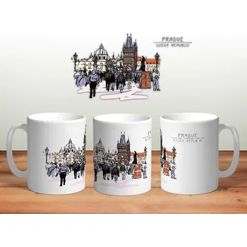 Stolování Hrnek Praha - Karlův most - Měnící