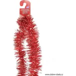 Vánoční metalový řetěz ČERVENÝ