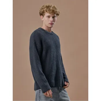 Pánský svetr Svetr s kulatým výstřihem - XS - House - tmavošedý - 051GP-90X